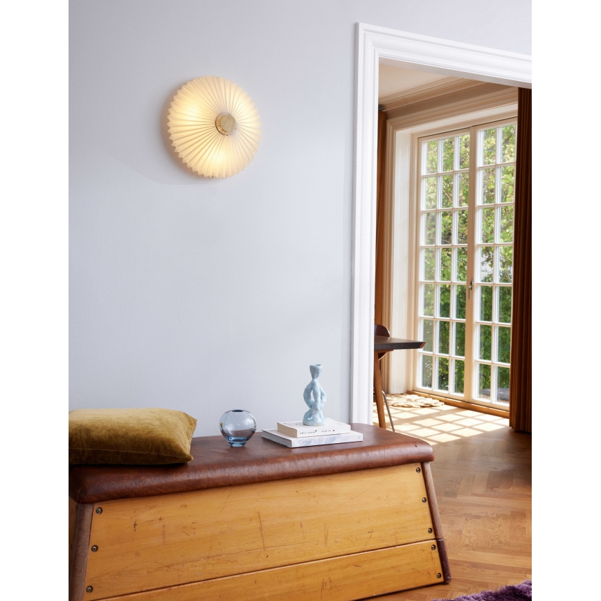 Halo Design 745081 - Sieninis šviestuvas PARIS 3xG9/28W/230V skersmuo 40 cm baltas/žalvaris/ąžuolas