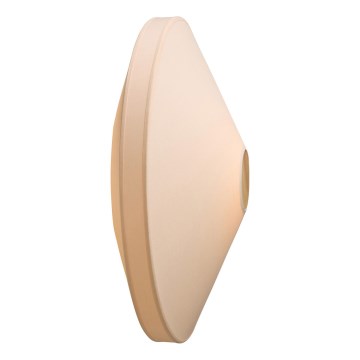 Halo Design 745104 - Sieninis šviestuvas PARIS 1xE27/40W/230V skersmuo 40 cm balta/žalvaris/ąžuolas