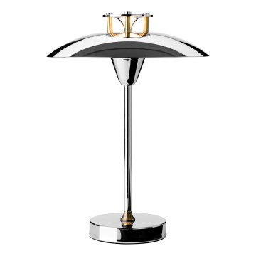 Halo Design 746163 - LED reguliuojama lauko įkraunama stalinė lempa MINI STEPP LED/1,8W/1600 mAh IP44 blizgus chromas