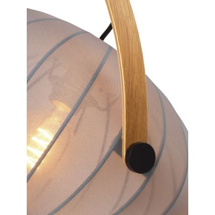 Halo Design 746354 - Pakabinamas šviestuvas su laidu DC 1xE27/40W/230V skersm. 40 cm pilka/ąžuolas