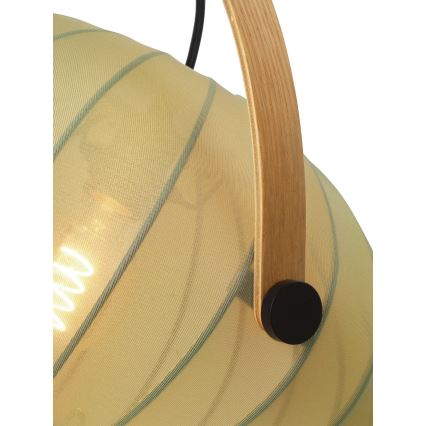 Halo Design 746361 - pakabinamas šviestuvas ant laido DC, 1x E27/40W/230V, skersmuo 40 cm, žalias/ąžuolas