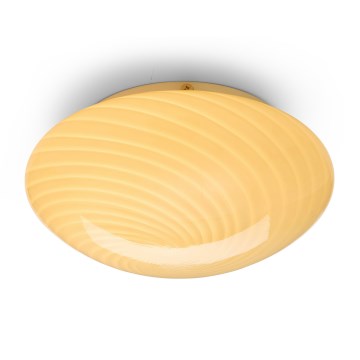 Halo Design 748693 - Lubinis šviestuvas CANDY 1xE27/40W/230V skersmuo 30 cm smėlinė/žalvarinė