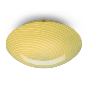 Halo Design 748747 - Lubinis šviestuvas CANDY 1xE27/40W/230V skersmuo 30 cm žalia/žalvarinė