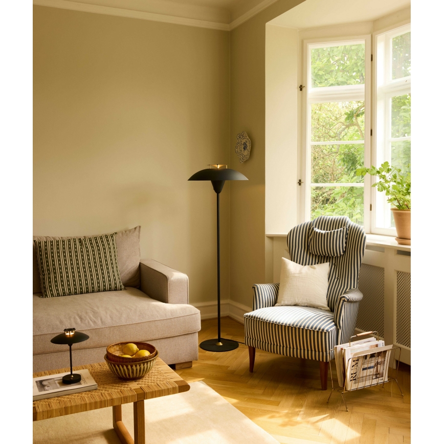 Halo Design 748976 - Grindinė lempa STEPP 1xE27/28W/230V juoda/žalvaris