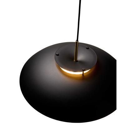 Halo Design 749102 - LED dimeriuojamas pakabinamas šviestuvas ant laido STEPP LED/24W/230V, skersmuo 46 cm, juodas/žalvarinis