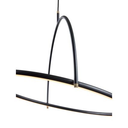 Halo Design 749539 - dimeriuojamas LED pakabinamas šviestuvas ant laido TILT LED/40W/230V skersmuo 40 cm juodas