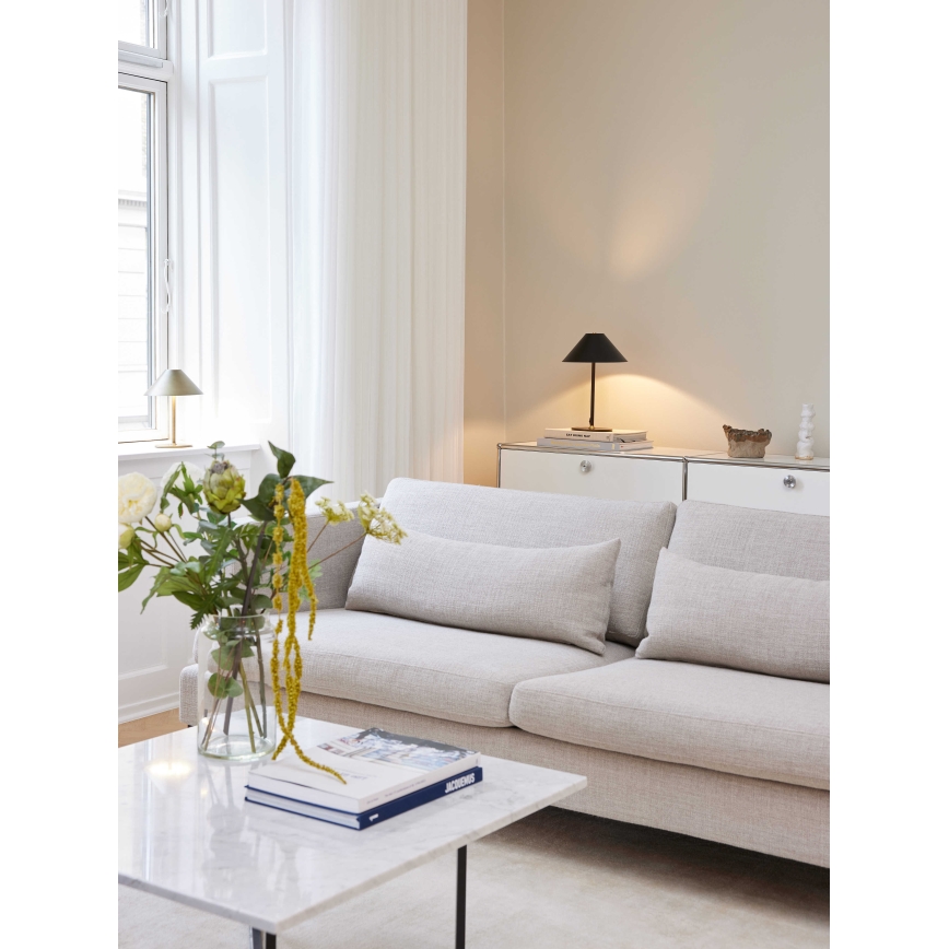Halo Design 800803 - reguliuojamo ryškumo lauko įkraunama LED stalinė lempa HYGGE LED/3W/4000 mAh IP54 juoda