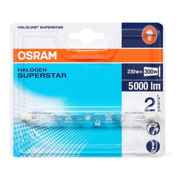 Halogeninė lemputė HALOLINE R7s/230W/230V 2950 K - Osram 118 mm