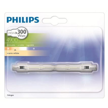 Halogeninė lemputė PHILIPS R7s/240W/230V - ECO HALO 118 mm