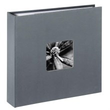 Hama - Fotoalbumas 22,5x22 cm 80 puslapių pilkos spalvos