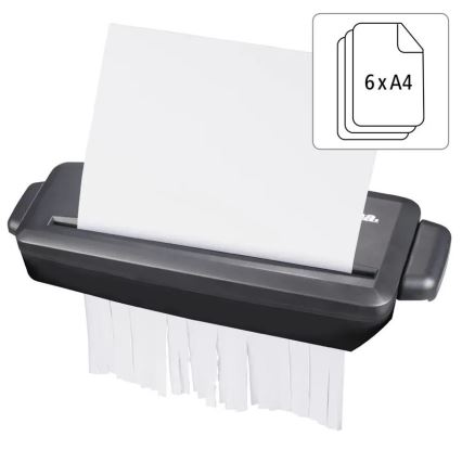 Hama - Mini paper shredder A4 230V juoda