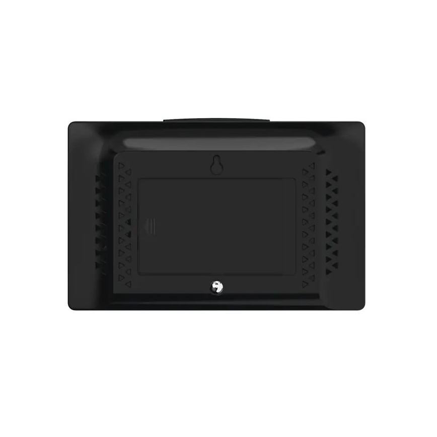 Hama - Orų stotis su spalvotu LCD ekranu 3xAAA/2xAAA  juoda