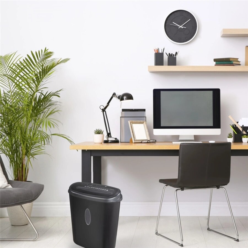 Hama - Popieriaus smulkintuvas A4, talpa 21 l, 230V, juodas