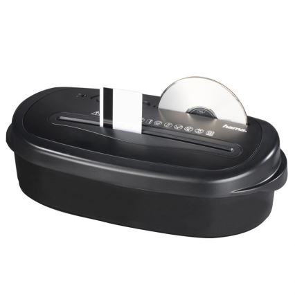 Hama - Popieriaus smulkintuvas A4, talpa 21 l, 230V, juodas