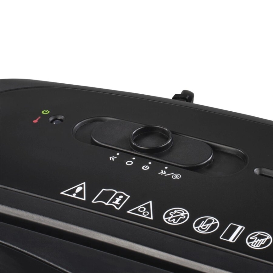 Hama - Popieriaus smulkintuvas A4, talpa 21 l, 230V, juodas