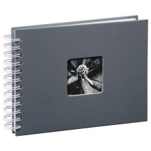 Hama - Spiralinis nuotraukų albumas 24x17 cm 50 puslapių pilkos spalvos