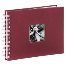 Hama - Spiralinis nuotraukų albumas 24x17 cm 50 puslapių raudonas