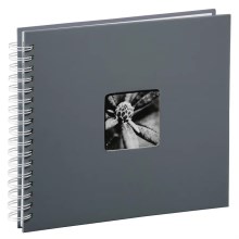 Hama - Spiralinis nuotraukų albumas 28x24 cm 50 puslapių pilkos spalvos