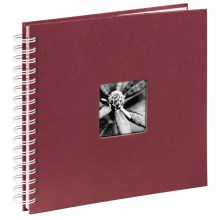 Hama - Spiralinis nuotraukų albumas 28x24 cm 50 puslapių raudonas