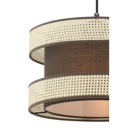 HANGING LUSTRE 1xE27/60W/230V ruda/krem
