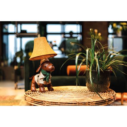 Happy Lamps - LED Vaikiška stalinė lempa SPIKE LED/5,4W/230V medžioklinis šuo