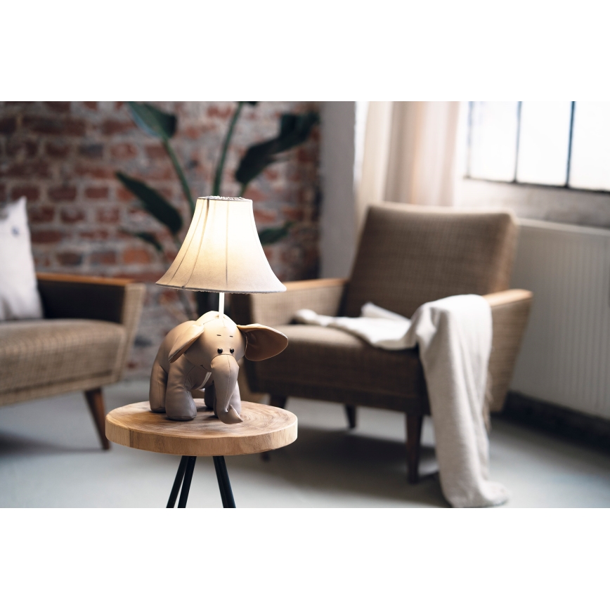 Happy Lamps - Vaikiškas LED stalinis šviestuvas BOBBY LED/5,4W/230V dramblys