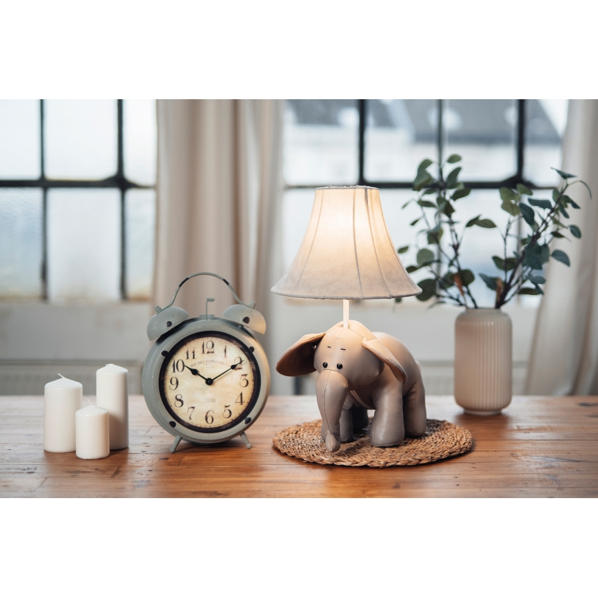 Happy Lamps - Vaikiškas LED stalinis šviestuvas BOBBY LED/5,4W/230V dramblys