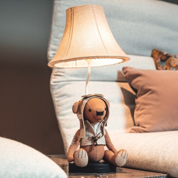 Happy Lamps - Vaikiškas LED stalinis šviestuvas CHARLES LED/5,4W/230V meška