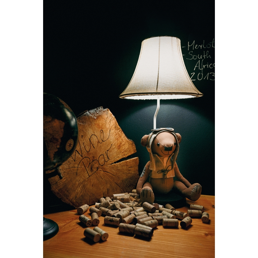 Happy Lamps - Vaikiškas LED stalinis šviestuvas CHARLES LED/5,4W/230V meška