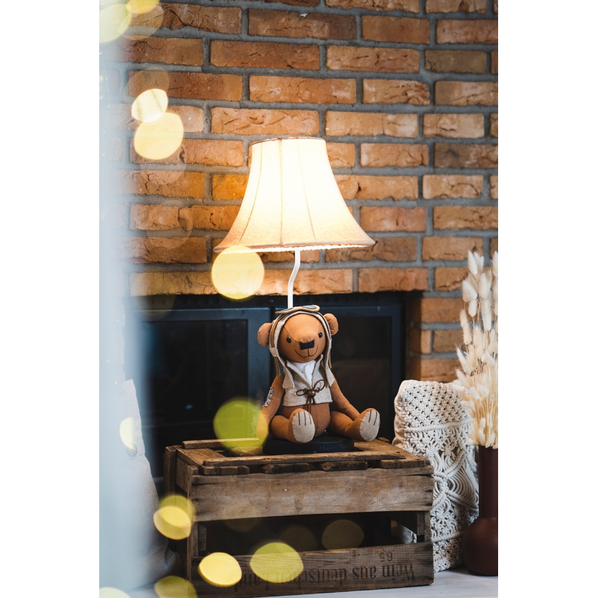 Happy Lamps - Vaikiškas LED stalinis šviestuvas CHARLES LED/5,4W/230V meška