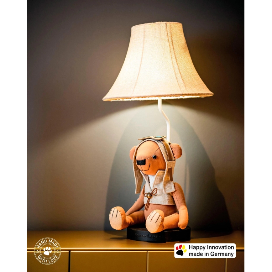 Happy Lamps - Vaikiškas LED stalinis šviestuvas CHARLES LED/5,4W/230V meška