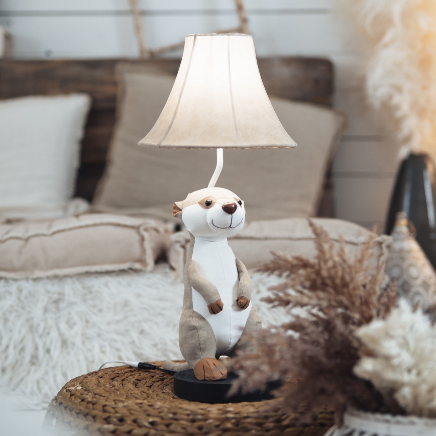Happy Lamps - Vaikiškas LED stalinis šviestuvas EDDIE LED/5,4W/230V surikata