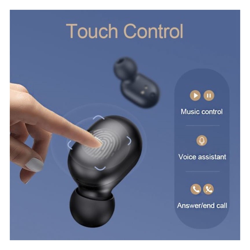 Haylou - Neperšlampamos belaidės ausinės GT1 Pro Bluetooth juodas