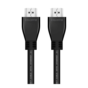 HDMI laidas su Ethernet 2.1 8K 2m juoda