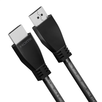 HDMI laidas su Ethernet 2.1 8K 2m juoda