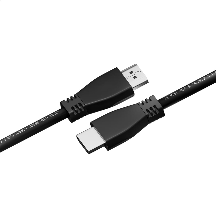 HDMI laidas su Ethernet 2.1 8K 2m juoda