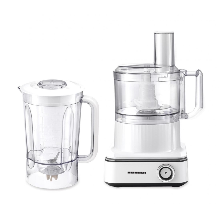 Heinner HFP-K1000WP - Virtuvinis kombainas 1000 W/230 V baltas
