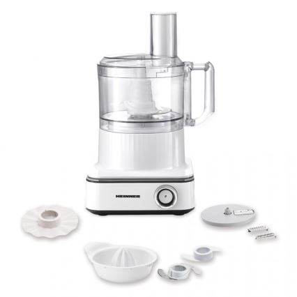 Heinner HFP-K1000WP - Virtuvinis kombainas 1000 W/230 V baltas