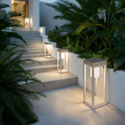Hesperide - LED saulės žibintas su judesio jutikliu PIKY LED/3,7V 2600 mAh 40 cm IP65 smėlio spalvos