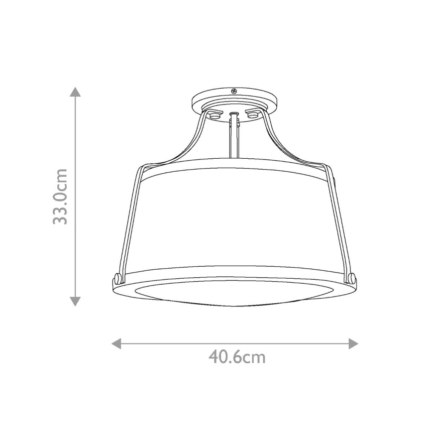 Hinkley - Ant pagrindo montuojamas sietynas CHARLOTTE 3xE27/75W/230V žalvaris
