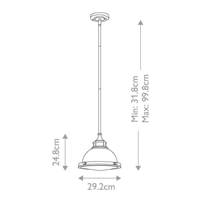 Hinkley - Sietynas ant stulpo AMELIA 1xE27/60W/230V žalvaris