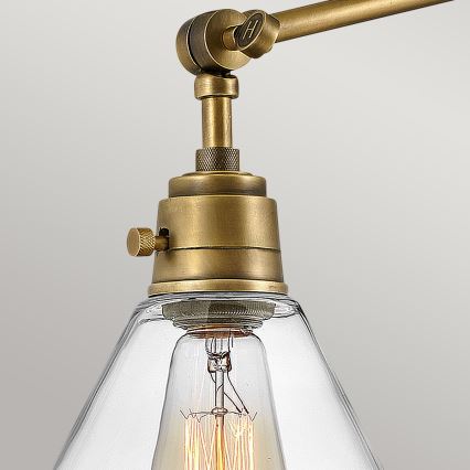 Hinkley - Sieninis šviestuvas ARTI 1xE27/60W/230V žalvaris