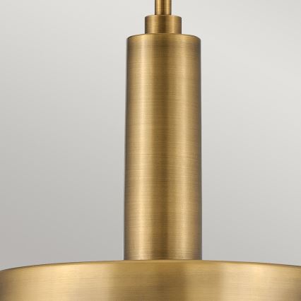 Hinkley - Sietynas ant stulpo CEDRIC 2xE27/60W/230V diametras 33 cm žalvaris