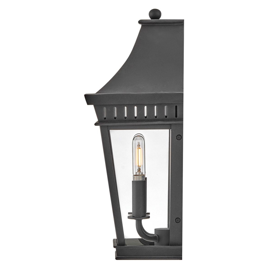 Hinkley - Lauko sieninis šviestuvas CHAPEL HILL 2xE14/40W/230V IP44 juoda