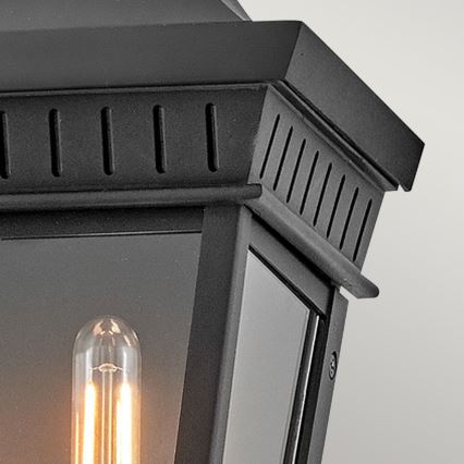 Hinkley - Lauko sieninis šviestuvas CHAPEL HILL 2xE14/40W/230V IP44 juoda