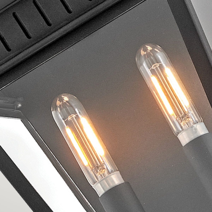 Hinkley - Lauko sieninis šviestuvas CHAPEL HILL 2xE14/40W/230V IP44 juoda