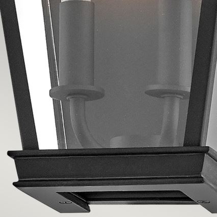 Hinkley - Lauko sieninis šviestuvas CHAPEL HILL 2xE14/40W/230V IP44 juoda