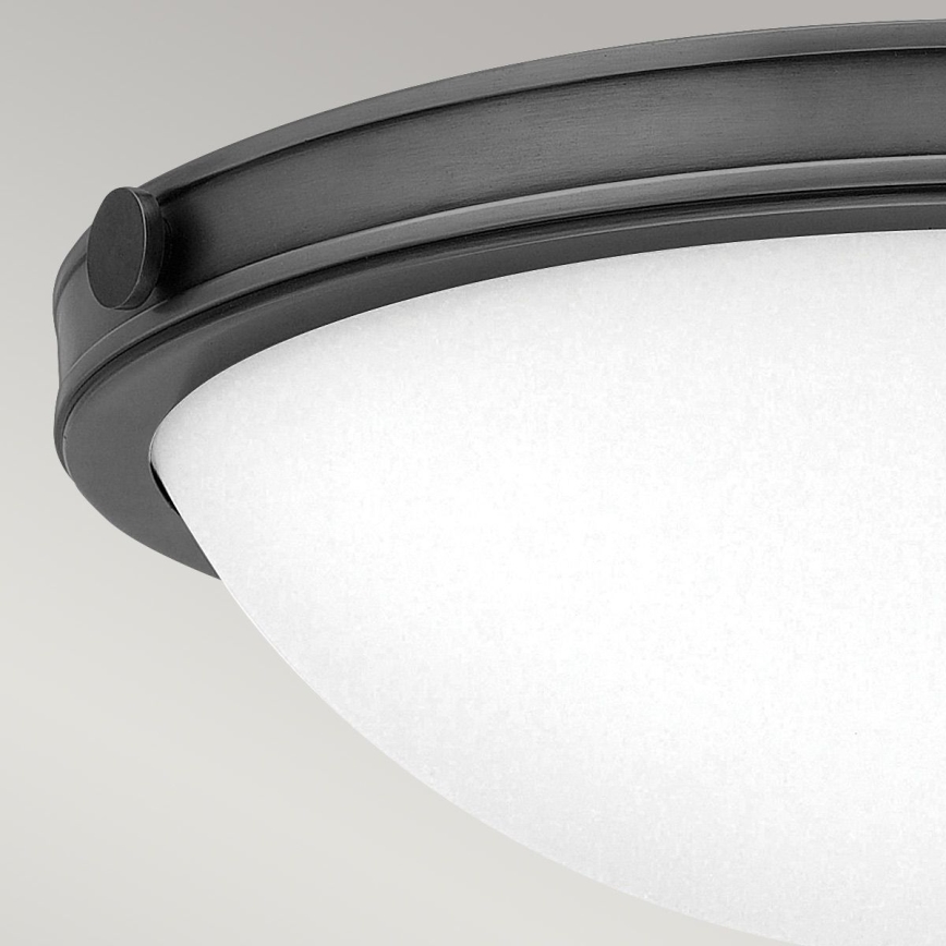 Hinkley - Lubinis šviestuvas COLLIER 2xE27/40W/230V Ø 34,6 cm juodas