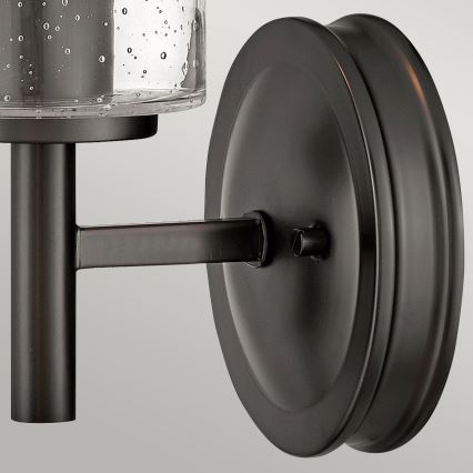 Hinkley - Sieninis šviestuvas COLLIER 1xE27/60W/230V juodas
