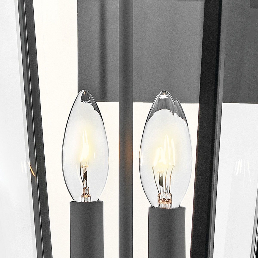 Hinkley - Lauko sieninis šviestuvas DAWSON 2xE14/40W/230V IP44 juoda